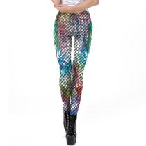 3D printed fish scale pencils pants a feet leggings