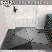 KVHG entrance door carpet home Modern simple entrance floor mat bedroom living room door mat non-slip absorbent foot mat