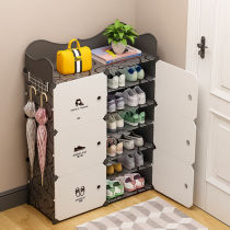 Shoe rack household simple economical shoes dustproof multi-layer large-capacity dormitory put at the door shoe cabinet storage artifact