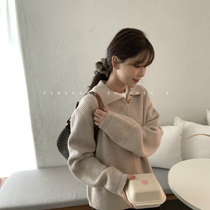 (不退不换)现货 工厂直供 *蔬*菜*家软糯双排扣温柔系开衫毛衣