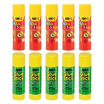 (10 sets) AMOS AMOS cartoon solid Glue Stick 8g high viscosity student with Glue Stick
