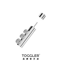 TOGGLER 2020ss Oops series gravity sliding diamond earrings I personality simple earrings for men and women