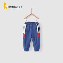 Tongtai autumn and winter new 1-4-year-old infants and young men and women baby casual baby pants out of cotton pants pants