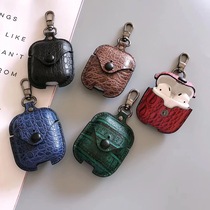 Applicable Airpods2 protective sleeve anti-throw apple 12 generation wireless Bluetooth headphone box pro protect leather set tide