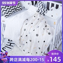 Baby quilt cotton newborn autumn and winter set baby newborn baby quilt children kindergarten cover thickened
