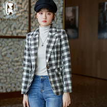 Career 100 hitch a little suit jacket woman.