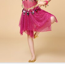 June 1 childrens belly dance performance exercise clothes Indian dance costumes Xinjiang gongs skirts girls promotion