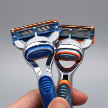 Imported front-speed 5-layer blade manual Shaver mens razor head knife holder