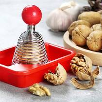 Size Mountain walnut clips Stainless Steel Springs Home Open Walnut God Instrumental Whole Grain Exfoliating Nut Cracker Tools