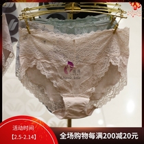 The new Wagel shopkeeper recommends WP5619 lace waist cotton triangle shorts this year red underwear 129