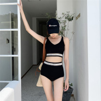 Princess Sulana split swimsuit female Conservative thin sexy black letter 2019 new sports hot spring swimsuit