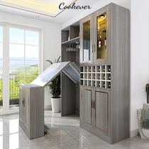 Wine cabinet modern simple foldable dining table bar integrated wall porch Cabinet sideboard Hall shoe cabinet locker