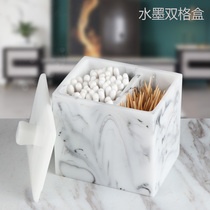 Toothpick box Nordic ins restaurant personality creative Cotton Box toothpick storage box hotel model room set decoration