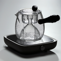 Electric ceramic stove Kettle Small glass cooking tea set Glass teapot tea stove Tea making small capacity tea set Household