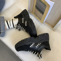 Internet celebrity hot style thick-soled daddy shoes womens ins trend 2022 new spring and autumn increase height fried street retro casual sneakers