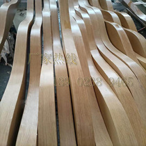 Aluminum veneer welding arc aluminum square pass wave shape aluminum tree hotel sales lobby renderings factory customization