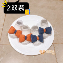 Baby socks summer thin cotton baby mesh breathable newborn bow full moon 100 days 0-6 months 1 year old
