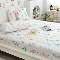 Bed hat single piece cotton Simmons mattress protective cover non-slip fixed cotton summer bed cover sheet custom