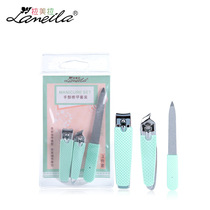 Lameira stainless steel manicure nail nail clipper nail file nail set 3-piece Daily necessities C0171