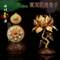 Buddhas Incense House Hui Bao Pure Bronze Flower Gallop Gallop Flowers Mareight for the Buddhas Crisp Oil Flower Buddhas Swaying Pieces