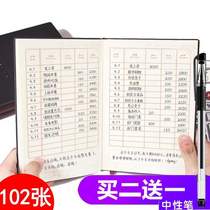 Hand bookbook Borrow money Digger Truck bookbook with date Multi-function worker bookbook Work Buy cauliflower sales book