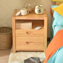 Solid Wood bedside table Nordic ins simple modern bedroom bedside table drawer cabinet mini bedside storage cabinet