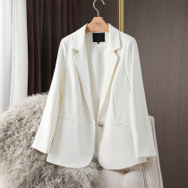 Thin Style Suit Jacket Woman Small Child Spring Autumn Net Red Leisure 2022 New Design Sense small crowdsourced senior feel Western-style clothes