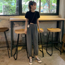 Sandro Moscoloni casual fashion suit female 2021 summer small net red fried street two-piece set