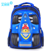 Aidoduo 3D racing elementary school school bag boys 1-3-6 grade childrens school bag 5-12 years old backpack