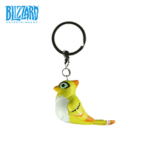 Blizzard Blizzard game peripheral watchman pioneer bird Nini yellow key chain school bag key ring pendant