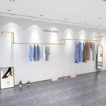 Clothing store display rack Wall hanging display rack Womens store hanging clothes rack Wedding display rack hanging