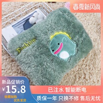 Rechargeable anti-explosion hot water bag warm hand warm water bag with belly can be detached and washed plush cute female warm hand Bao Guopeu