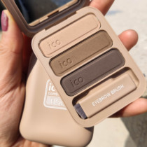 Bob three-color eyebrow powder female waterproof natural brand counter does not bleach long-lasting nose shadow high-gloss three-in-one