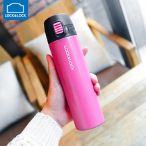 Le buckle flagship store thermos cup female large-capacity Cup stainless steel students simple portable thermal insulation Cup