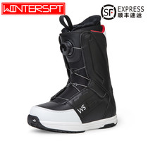 WS snowboard shoes Flat flower carved sliding all-around ski boots unisex snowboard shoes warm waterproof