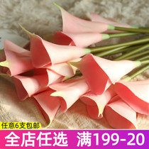 Nordic large size horseshoe emulated flower living-room table decoration flower swinging pieces pu feel photo-prop indoor furnishing