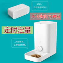 Small Pei Kitty Automatic Feeder Large Capacity Timed Dosing Pet Smart Cat Dog Food Pitchers