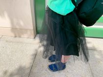 No retreat No Sweetcity girl can wear a small Gangnam wind half-body dress fluffy skirt all year round