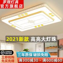 2021 new living room lamp led ceiling lamp rectangular bedroom atmosphere modern simple lamp living room chandelier