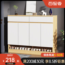 Shoe cabinet home door porch cabinet simple modern large capacity balcony locker small door outside storage shoe rack
