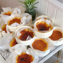 Baking package ins Basque cheesecake 4 inch Hokkaido double snowy cheese light cheese West Point wooden box