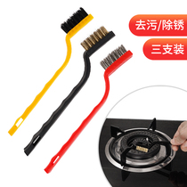 Toothbrush wire brush industry uses rust removal mini toothbrush to clean copper wire brush stainless wire brush hard hair