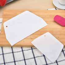Baking plastic scraper size white scraper cutting knife cream cake scraper rice rolls baking tool