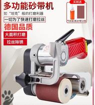 German quality stainless steel wire drawing machine pneumatically polished frosted polishing machine sea cotton wheel spare parts sand with burrs