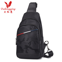 Big Red Eagle Chest Bag Mens Messenger Bag Canvas Mens Bag Shoulder Bag 2022 New Casual Fashion Tide Brand Chest Small Bag
