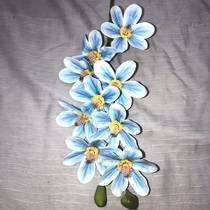 3D printing hand-sensing film Vanilla Magnolia artificial flower Chinese style home decoration Photography simulation plant