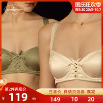 Bao Shiyan big breasts show small breasts underwear womens thin french bras close breasts anti-sagging bra brand brand