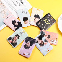 TNT era youth group around the bus card set Song Yaxuan Liu Yaowen Ma Jiaqi with cute card holder card bag