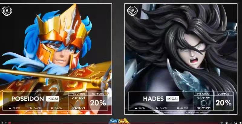 Tsume IKIGAI < Holy Gladiator Star of the Sea > Sea King Poseidon Hadith authorizes the statue's genuine