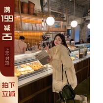 XUELI Sydney womens casual hooded big pocket 90 white duck down jacket womens winter warm lock warm lock warm coat